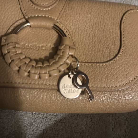 See By Chloe Cream Leather Crossbody Bag - Picture 4 of 4